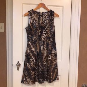 Jennifer Lopez Animal Print Mini Dress